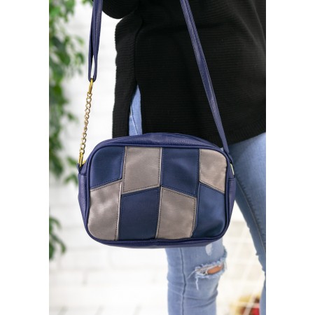 Lacivert Cilt Vizon Detaylı Çanta