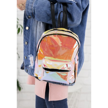 Sarı Hologram Sırt Çantası