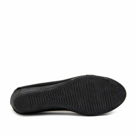 BA - Özat 303 Zenne Cilt Comfort Ayakkabı - Siyah