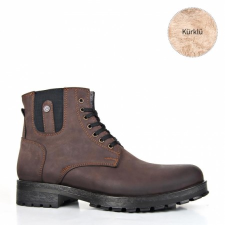 KND - By Oxford 1005 Erkek Cilt Bot - Kahve