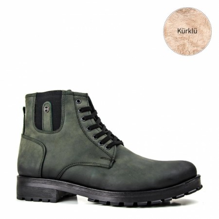 KND - By Oxford 1005 Erkek Cilt Bot - Yeşil