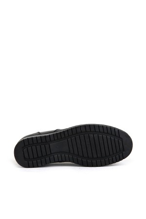 KND - Frank Peter 135 Erkek 20/K Deri Comfort Ayakkabı - Siyah