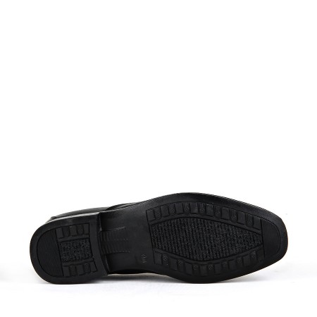 KND - Frank Peter 410 Erkek 20/K Deri Comfort Ayakkabı - Siyah