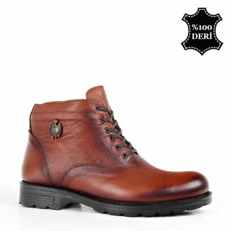 KND - Frank Peter 501 Erkek 19/K Deri Bot - Taba