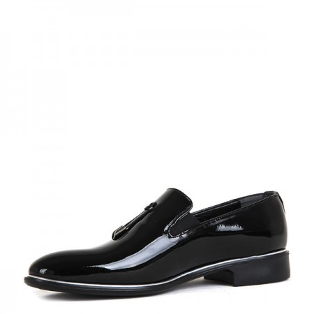 KND - Tamboğa 560 Erkek 20/K-Y Rugan Klasik Ayakkabı (10'lu) - Siyah