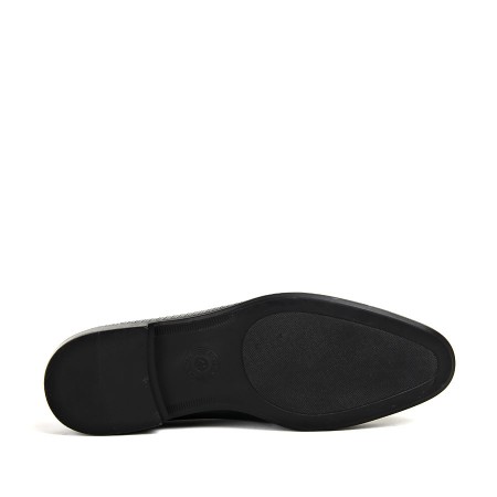 KND - Tamboğa 561 Erkek Rugan Klasik Ayakkabı (10'lu) - Siyah