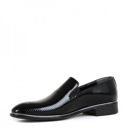 KND - Tamboğa 564 Erkek 20/K-Y Rugan Klasik Ayakkabı (10'lu) - Siyah