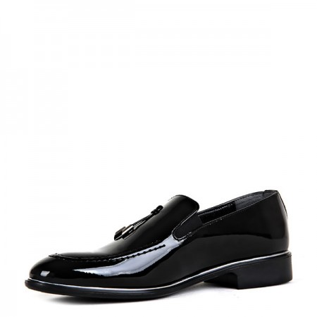 KND - Tamboğa 567 Erkek 20/K-Y Rugan Klasik Ayakkabı (10'lu) - Siyah