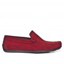 CORCUK MRD 400 ROK DERİ SUET BORDO